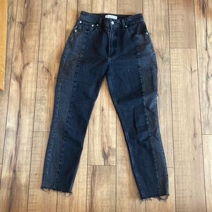 Abercrombie High Rise Curve Love Mom Jeans